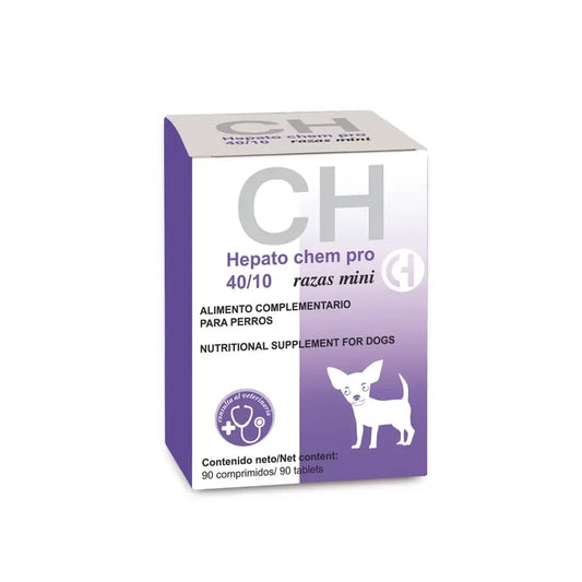Chemical Hepato Chem Pro 40/10 Razas Mini, 90 Comp
