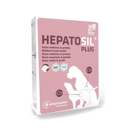 Hepatosil Plus Razas Medianas-Grandes, 30 Comprimidos