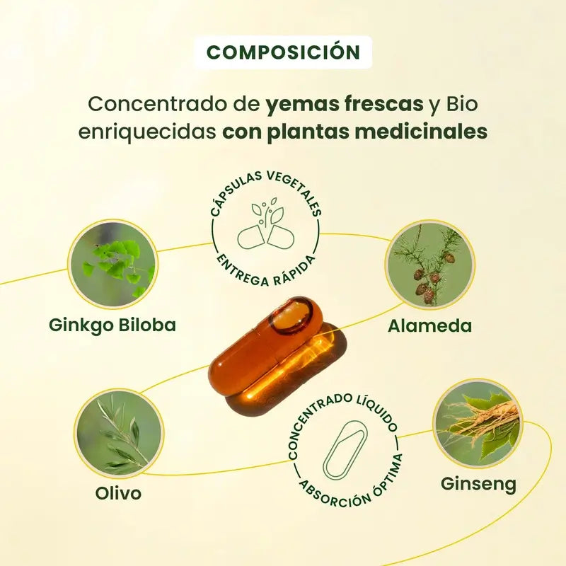 Herbalgem Gemmocaps Stress Protect Cognición, 30 cápsulas