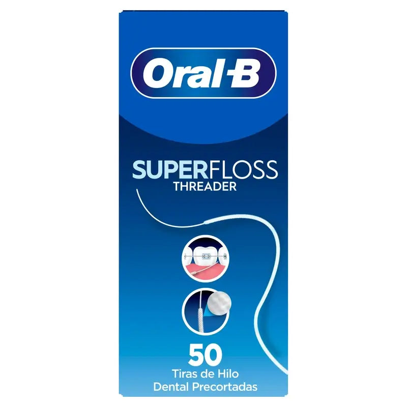 Oral-B Super Floss Seda Dental, 50 unidades