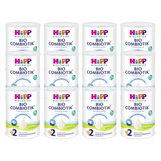 Hipp Combiotik 2, Leche de Continuación, Pack 12 x 800 gr