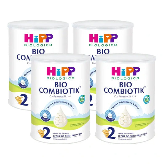 Hipp Combiotik 2, Leche de Continuación, Pack 4 x 800 gr
