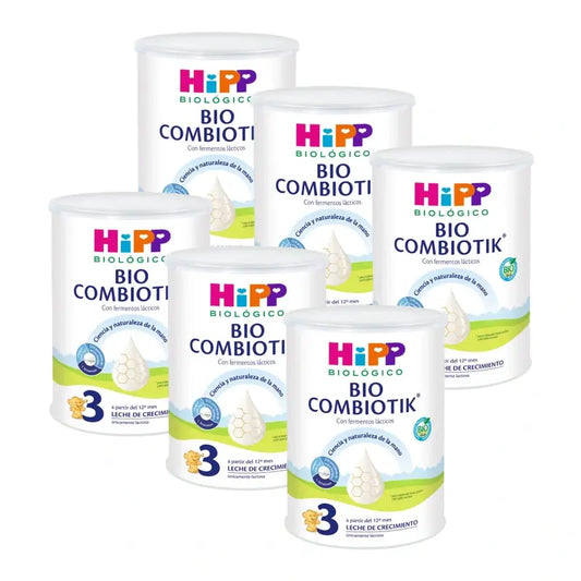 Hipp Combiotik 3, Leche de Crecimiento, Pack 6 x 800 gr
