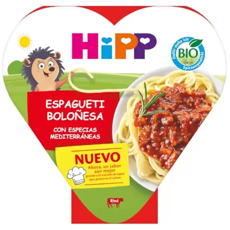 Hipp Bio Espagueti Boloñesa Con Especias Mediterráneas, 250 G