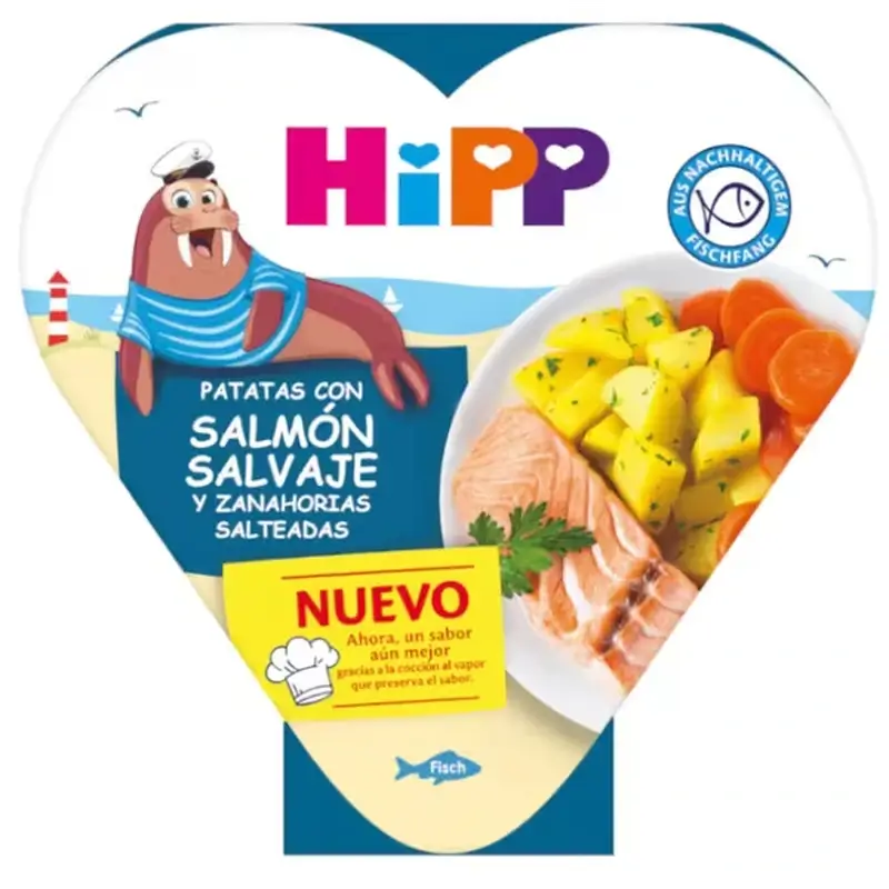 Hipp  Zanahorias Y Patatas Con Salmón Salvaje, 250 G