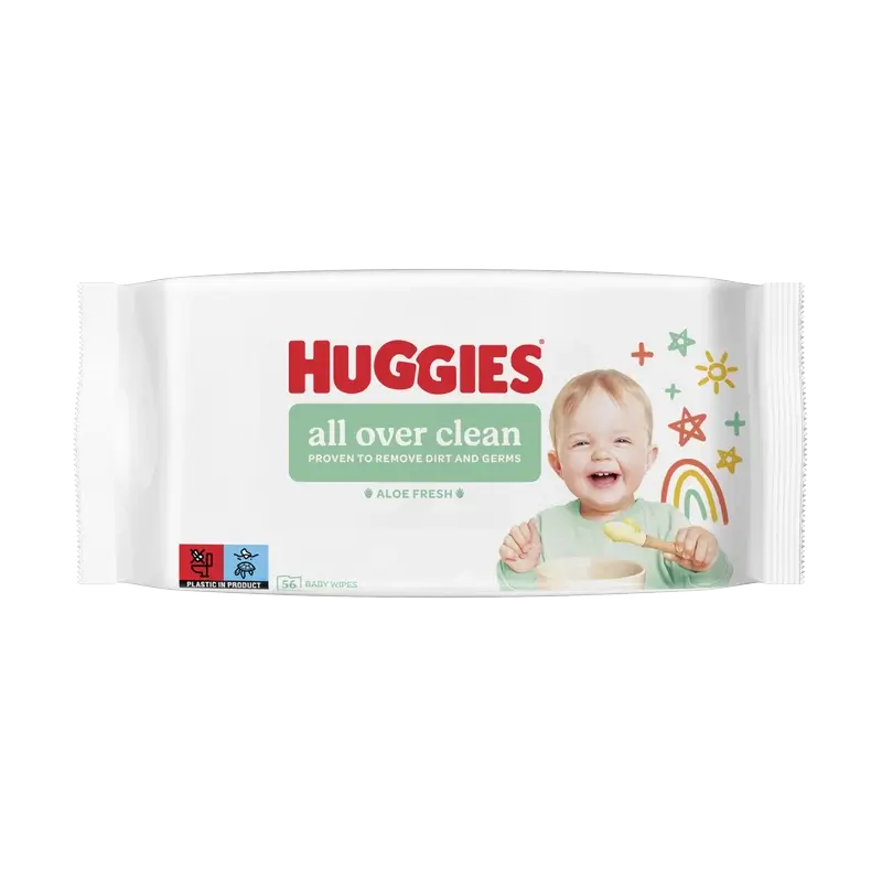 Huggies All Over Clean Toallitas , 56 unidades