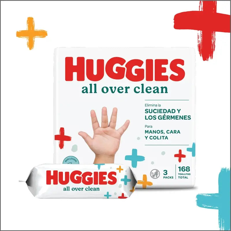 Huggies All Over Clean Toallitas , 56 unidades