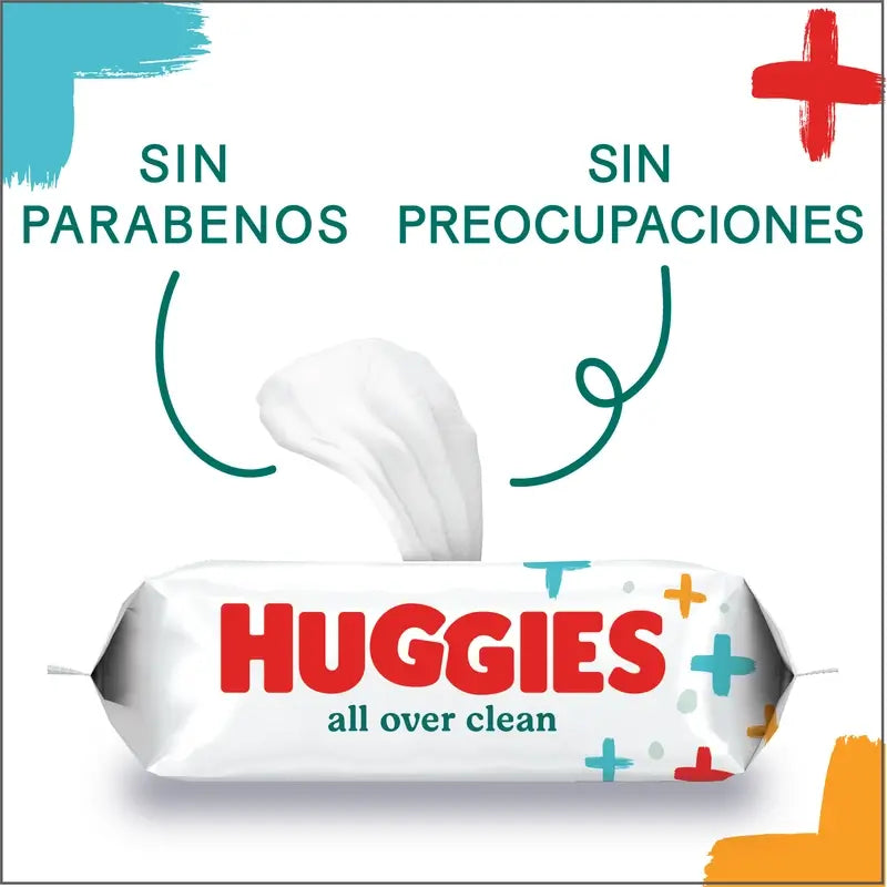 Huggies All Over Clean Toallitas , 56 unidades