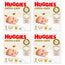 Huggies Extra Care Talla 1 (2-5 Kg) Pañal Para Bebé Disney, 28 unidades, pack 4