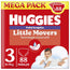Huggies Little Movers Talla 3 (6-11 Kg) Pañal Braguita Para Bebé Disney , 88 unidades