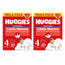 Huggies Little Movers Talla 4 (9-14 Kg) Pañal Braguita Para Bebé Disney , 120 unidades, pack 2