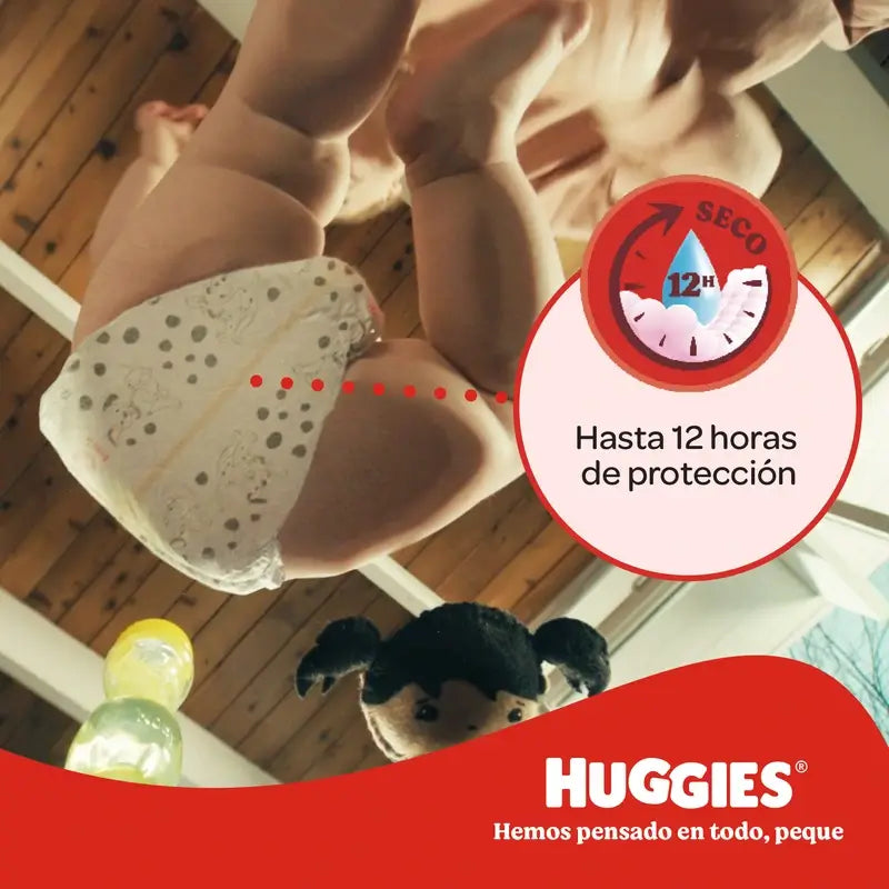 Huggies Little Movers Talla 5 (12-17 Kg) Pañal Braguita Para Bebé Disney , 104 unidades