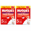 Huggies Little Movers Talla 5 (12-17 Kg) Pañal Braguita Para Bebé Disney , 104 unidades, pack 2