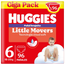 Huggies Little Movers Talla 6 (15-25 Kg) Pañal Braguita Para Bebé Disney , 96 unidades