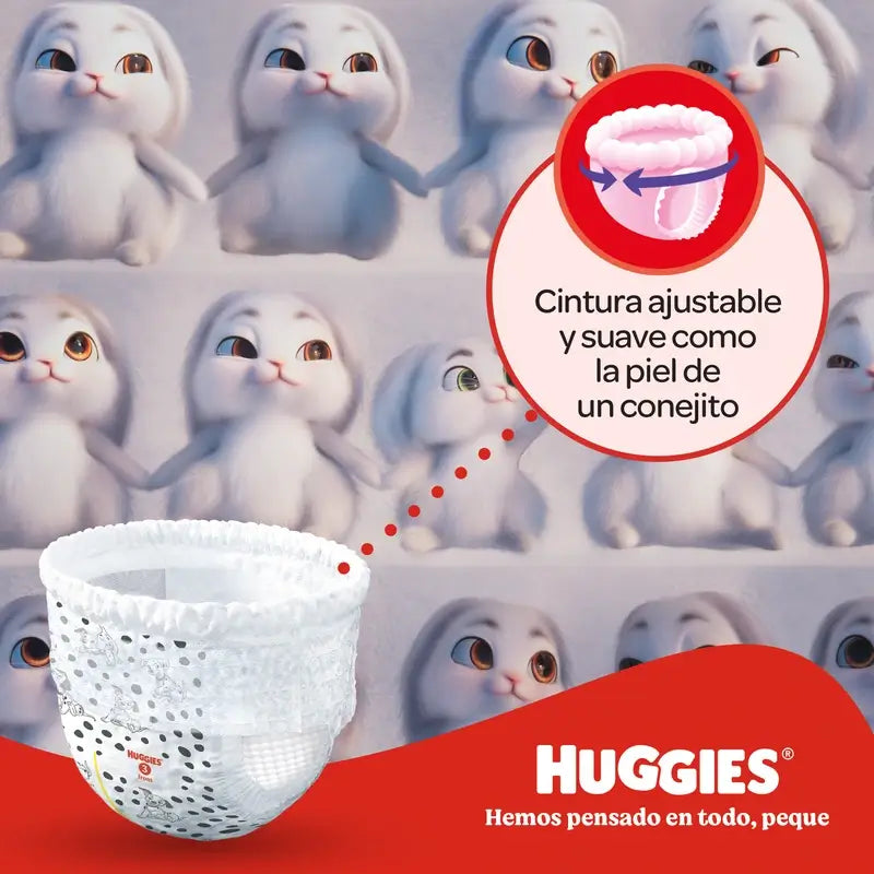 Huggies Little Movers Talla 6 (15-25 Kg) Pañal Braguita Para Bebé Disney , 96 unidades
