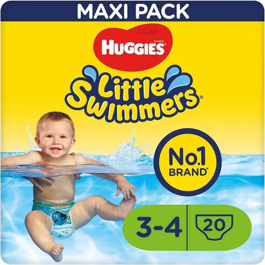 Huggies Little Swimmers Talla 3-4 Pañales Bañadores , 20 unidades