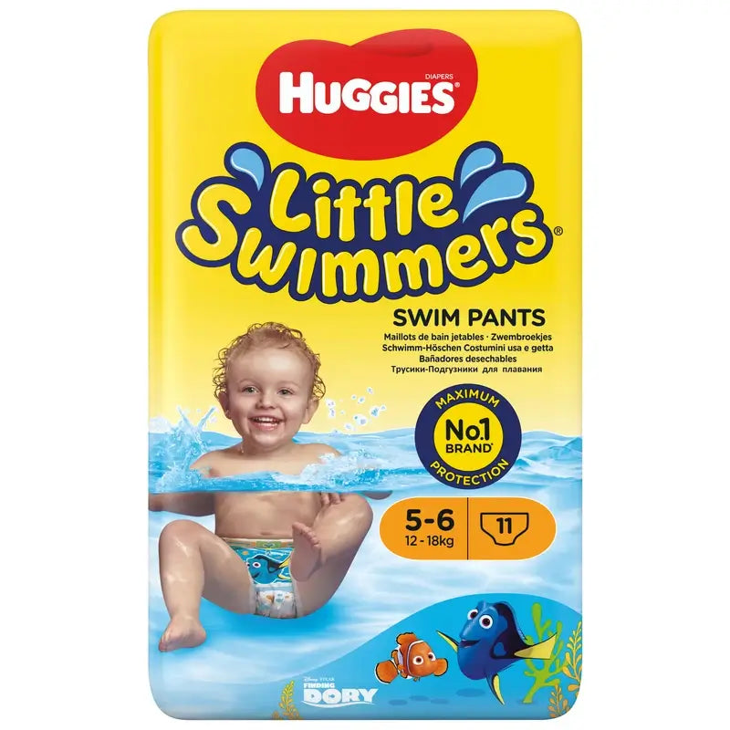 Huggies Little Swimmers Pañales Bañadores Talla 5-6 , 11 unidades