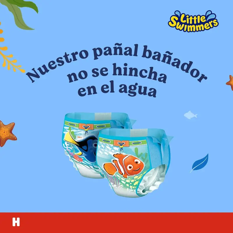Huggies Little Swimmers Pañales Bañadores Talla 5-6 , 11 unidades