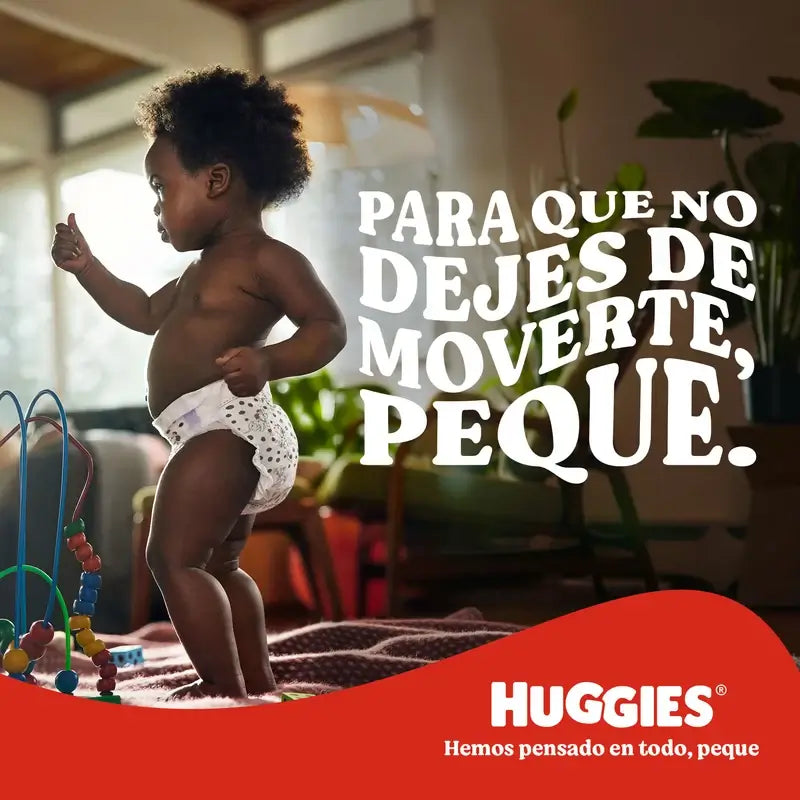 Huggies Little Movers Talla 3 (4-9 Kg) Pañal Para Bebé Disney , 168 Unidades