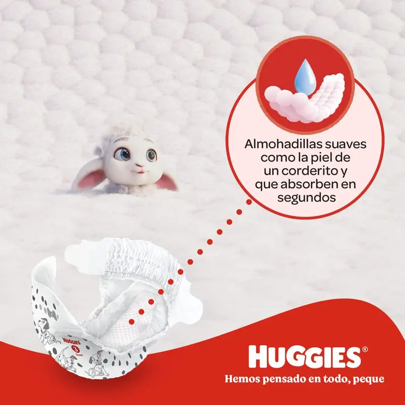 Huggies Little Movers Talla 5 (11-25Kg) Pañal Para Bebé Disney , 126 Unidades
