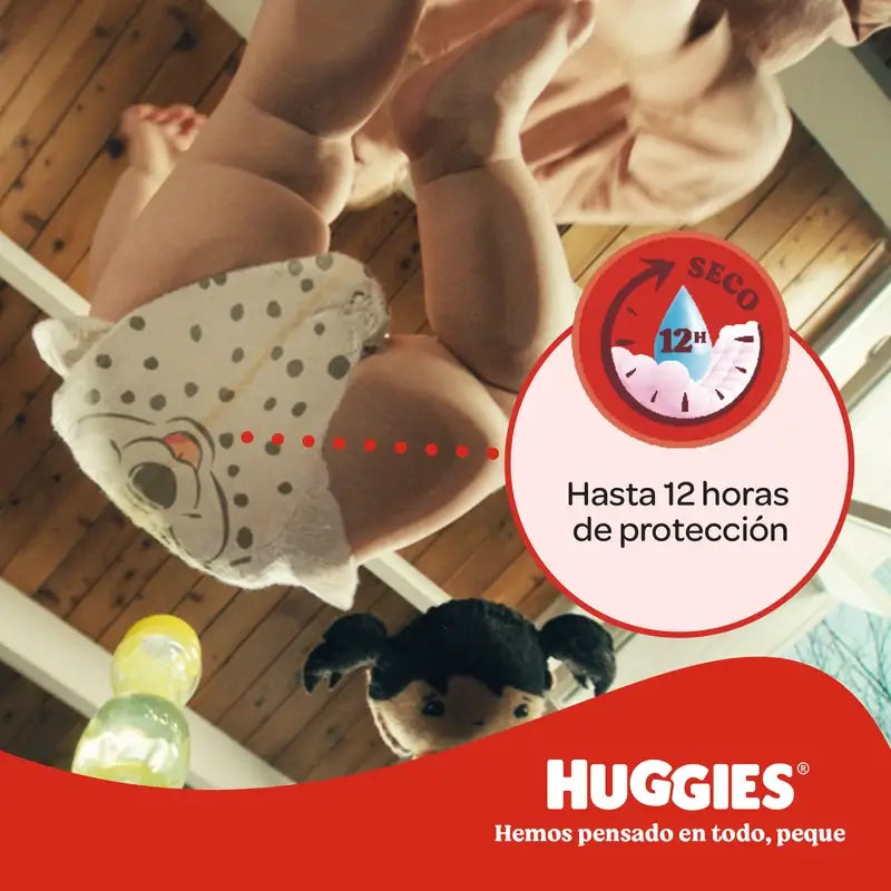 Huggies Little Movers Talla 6 (15-30 Kg) Pañal Para Bebé Disney , 102 Unidades