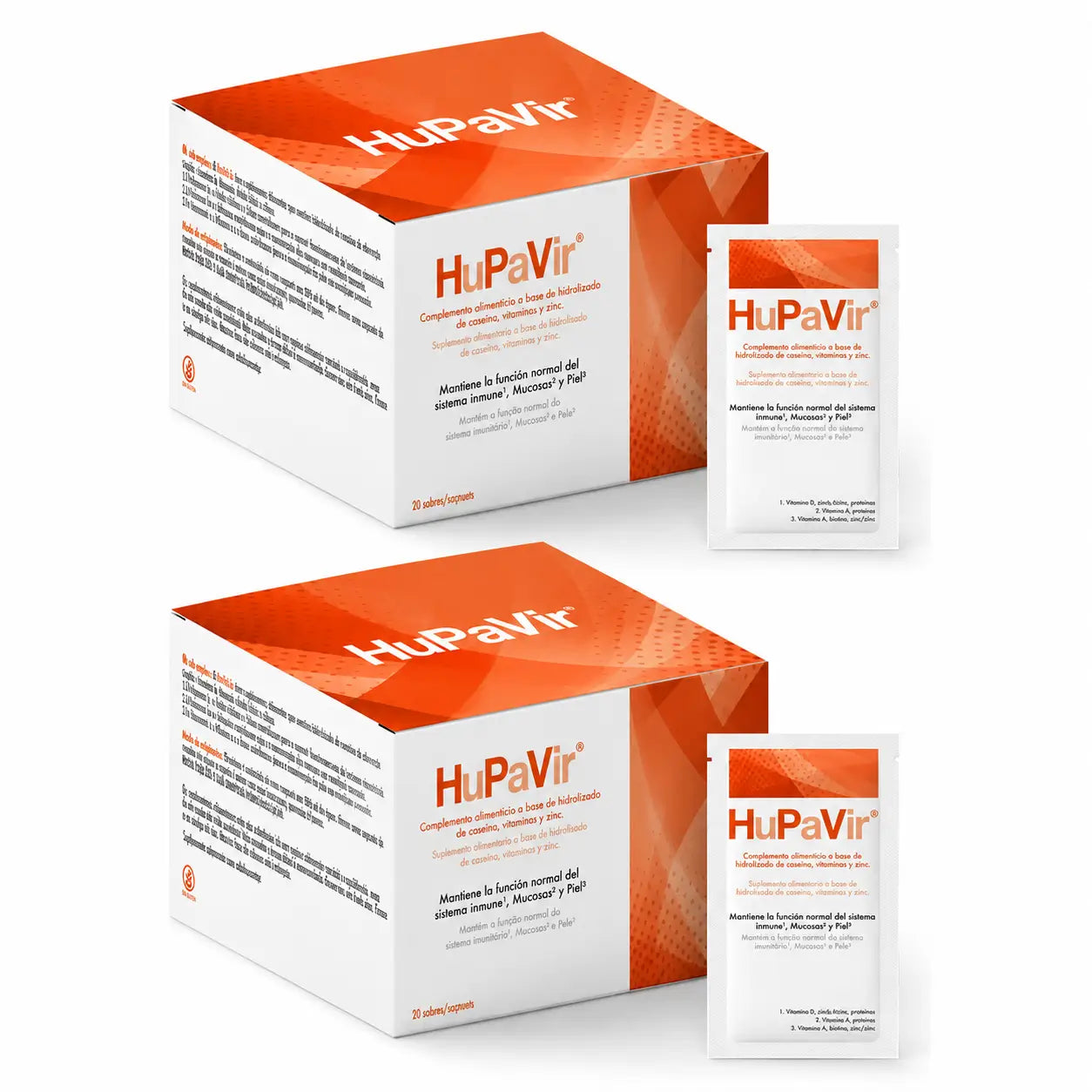 Hupavir 20 sobres , pack 2