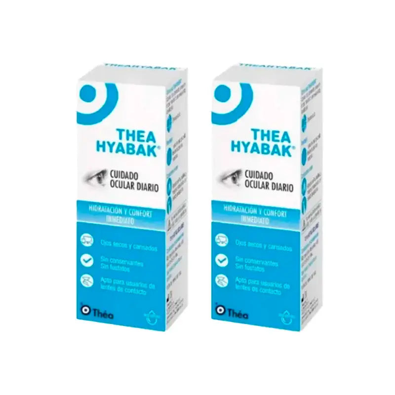 Hyabak Gotas Solución Ocular, Pack 2 x 10 ml