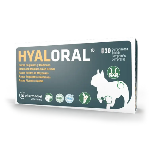 Hyaloral Perro Razas Pequeñas Y Medianas, 30 comprimidos