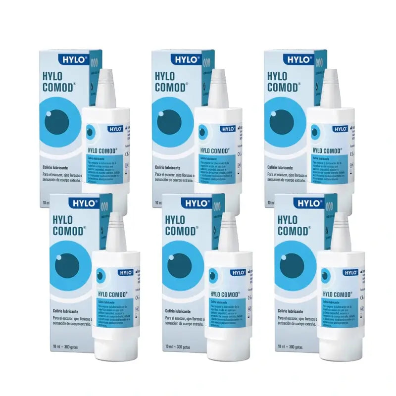 Hylo Comod Colirio 10 ml, Pack de 6