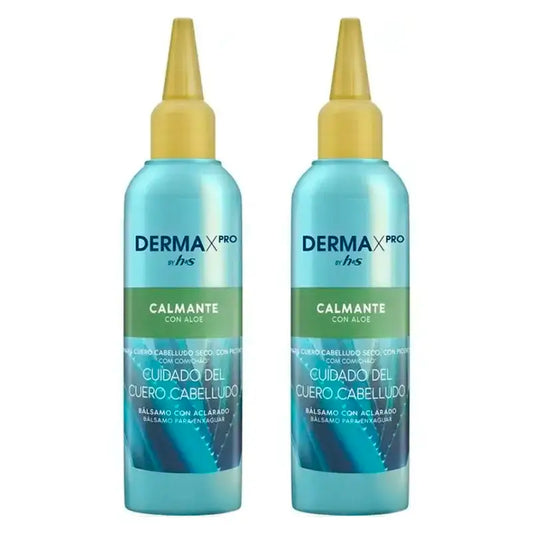 H&S Bálsamo Anticaspa Para Cuero Cabelludo Dermaprox Calmante, Pack 2 x 145 ml
