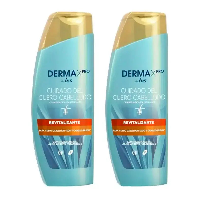 H&S Champú Dermaprox Revitalize, Pack 2 x 300 ml
