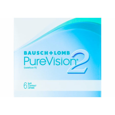 PureVision2 Lentillas Mensuales, 6 Unidades - -12.00,8.6,14.0