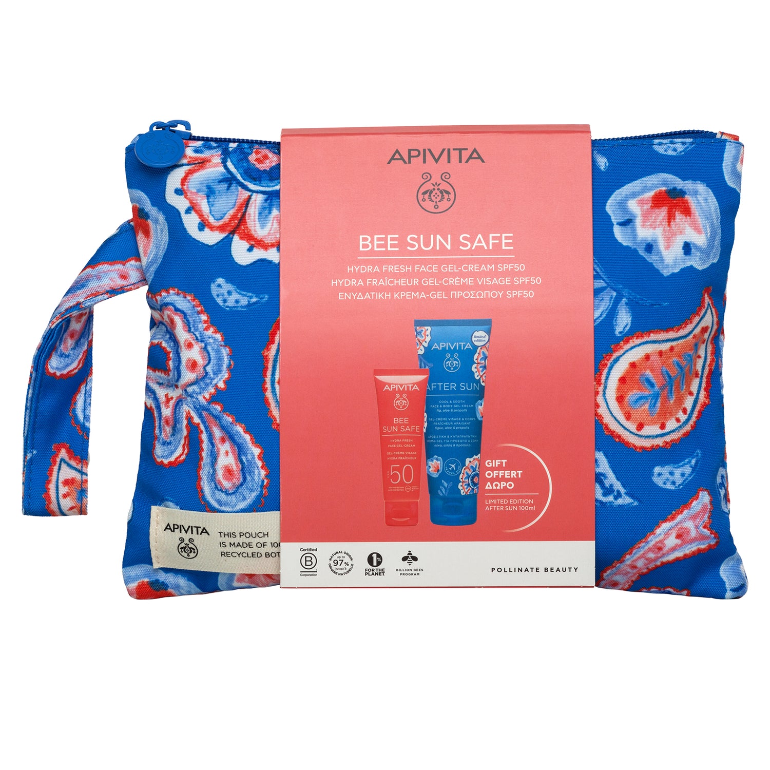 Apivita Promoción - Hydra Fresh Gel-Crema Spf50 + Regalo After Sun