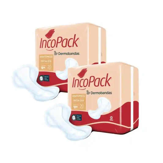 Incopack Inicia Anatómico Día , Pack 3, 240 Unidades