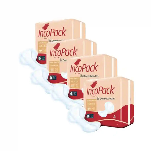 Incopack Inicia Anatómico Día , Pack 4, 320 Unidades