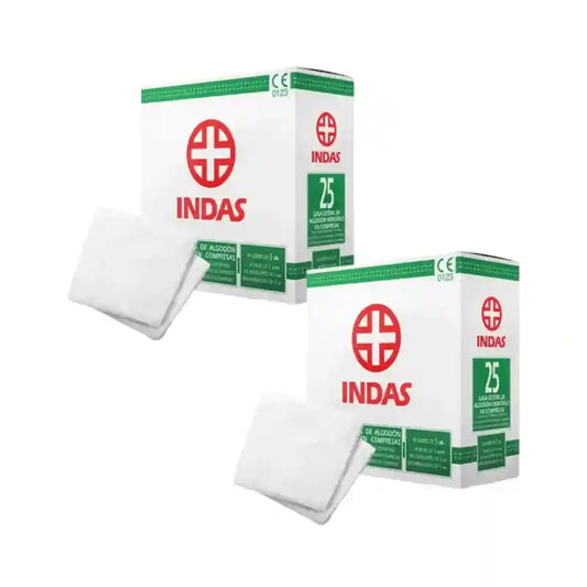 Indas Gasa Estéril 400 Cm2 , 2X25 Apósitos
