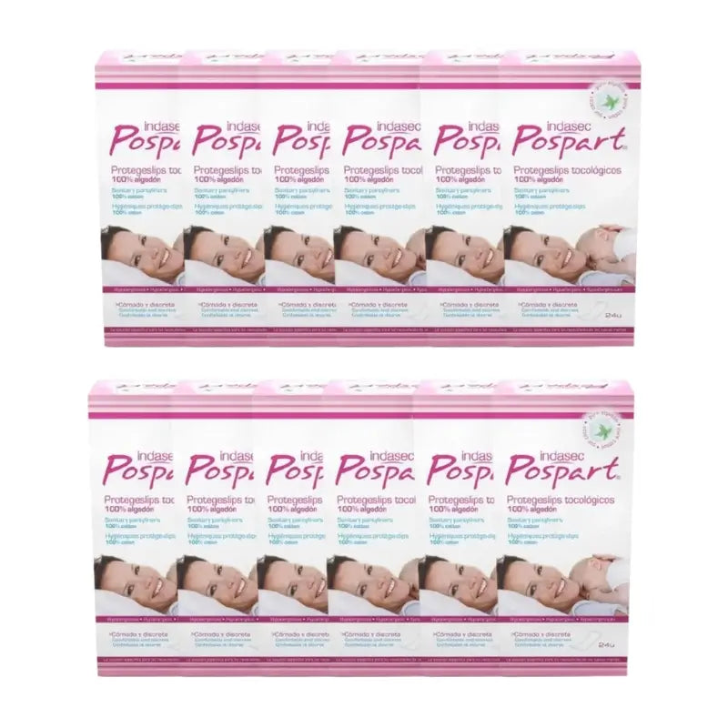 Indasec Pospart Protegeslip , 12 x 24 unidades