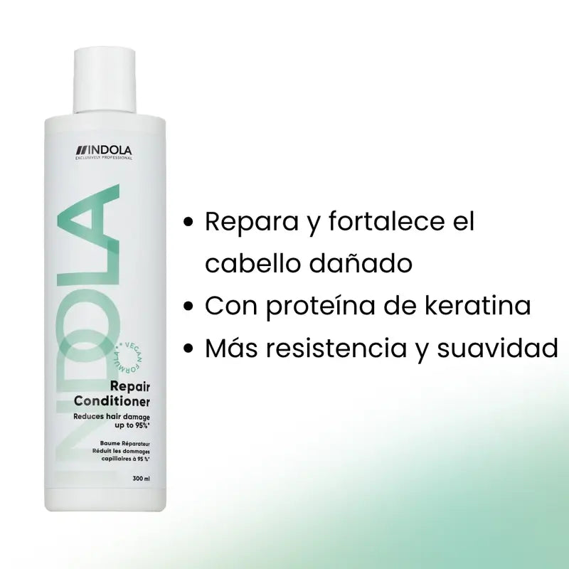 Indola Acondicionador Reparador Profesional, 300 Ml
