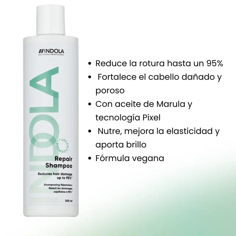 Indola Champú Reparador Profesional , 300 Ml