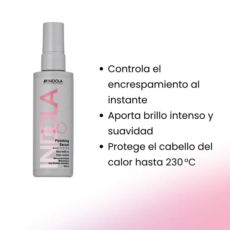 Indola Sérum De Acabado Antiencrespado Profesional, 200 Ml