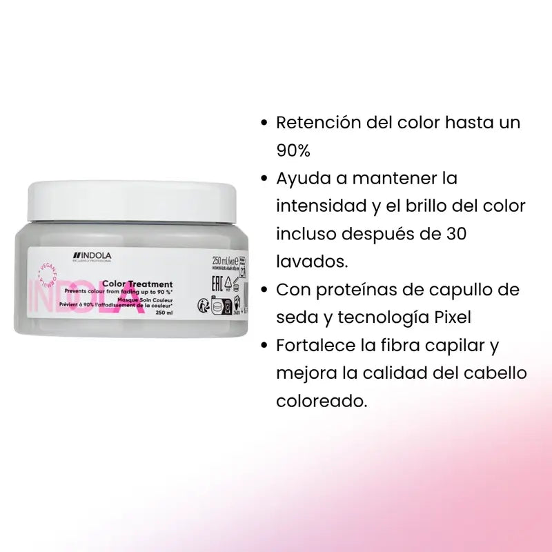 Indola Tratamiento Protector Del Color Teñido Profesional, 200 Ml