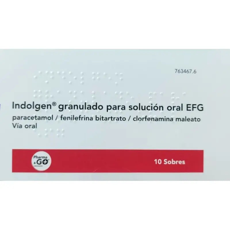 Indolgen Granulado Para Solucion Oral, 10 sobres