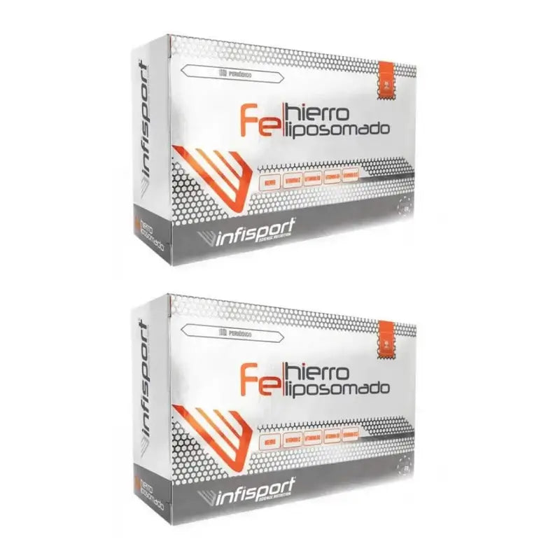 Infisport Fe Hierro Liposomado 590 Mg, 2X60 Cápsulas