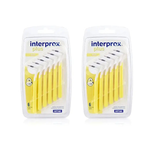 Interprox Plus Cepillo Dental Interproximal Mini, 2X6 Unidades
