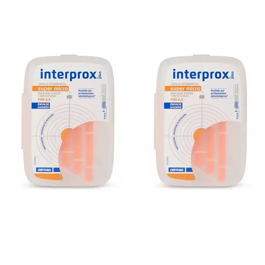 Interprox Plus Cepillo Dental Interproximal Super Micro, 2X10 Unidades