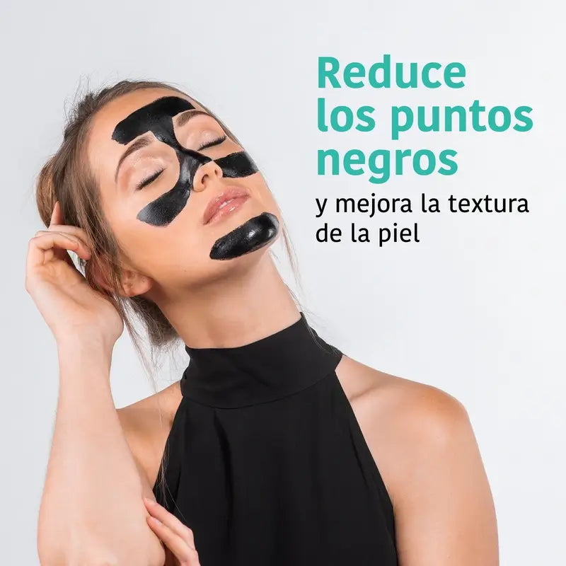 Iroha Nature Mascarilla Peel Off Limpieza Profunda Carbón, 3 Unidades, 1 gramo
