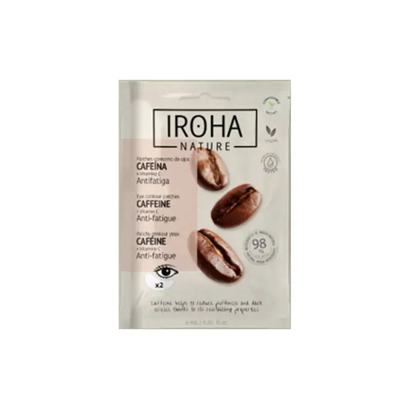 Iroha Nature Natural Extracts Parches De Ojos Antifatiga, 1 par