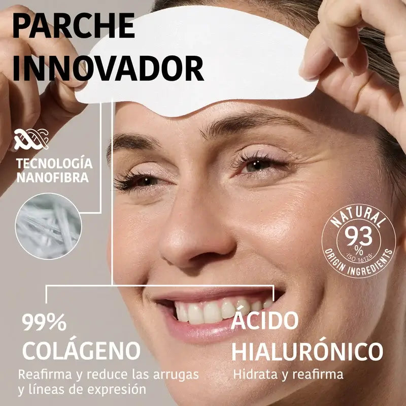 Iroha Nature Parches Frente 99% Colágeno (3 Uds + 1 Bruma) , 3 pares