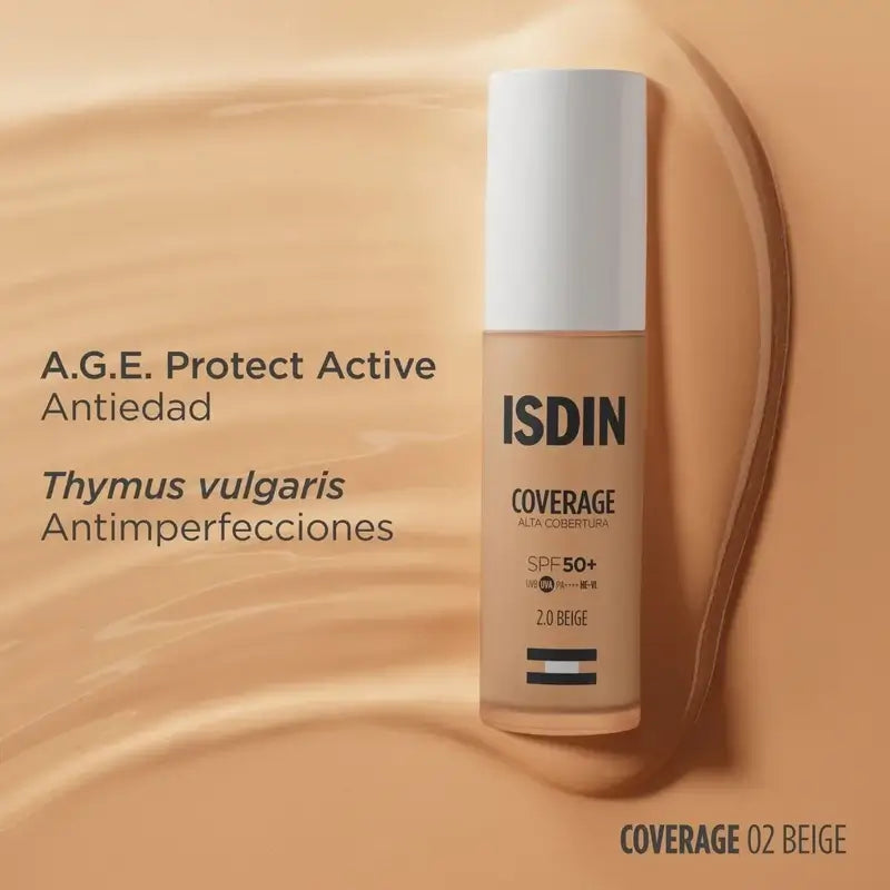 Isdin Coverage 2.0 Beige Spf50+, 30 gr