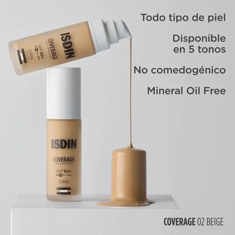 Isdin Coverage 2.0 Beige Spf50+, 30 gr